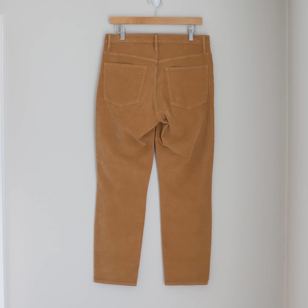 NWT J. Crew Women's Vintage Straight Pant Garment-Dyed Corduroy Cappuccino 30 - Picture 3 of 8